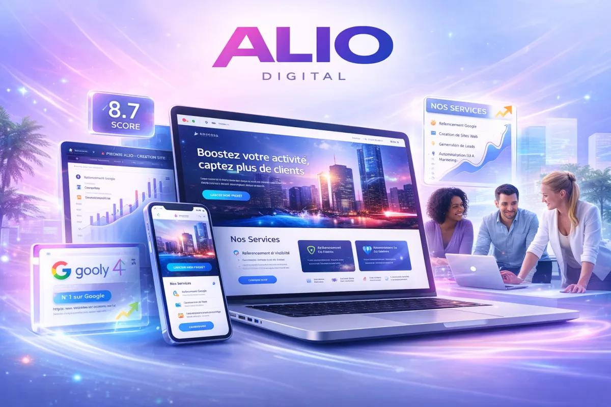 Des sites web modernes, optimisés pour le SEO, qui se positionnent et convertissent