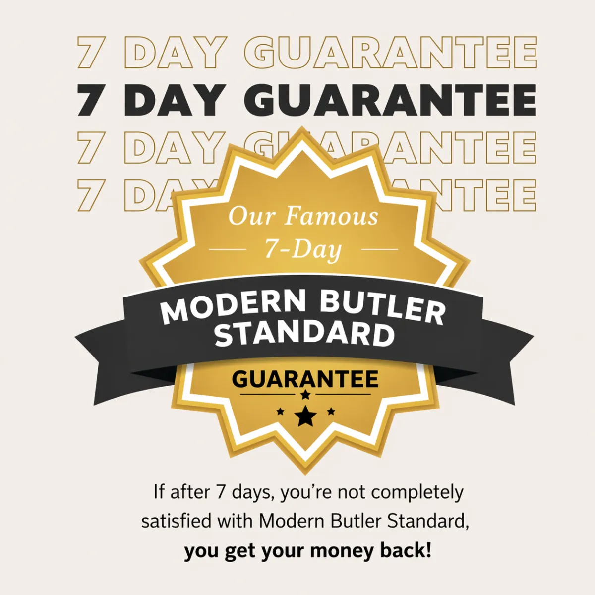 Our Famous Guarantee