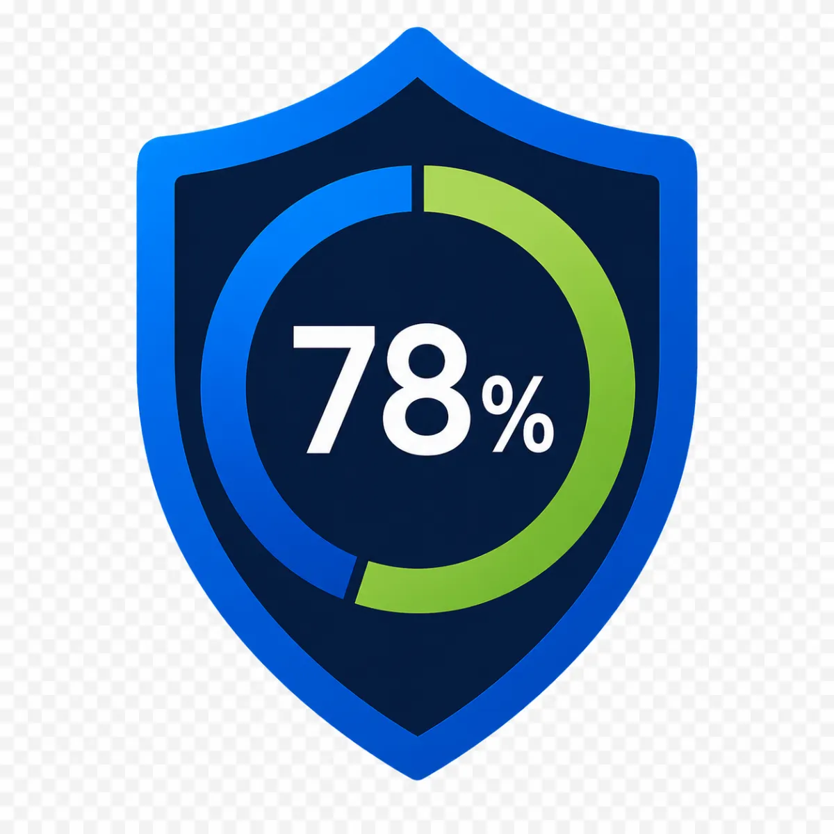 Shield and score gauge icon representing Microsoft Secure Score Monitoring