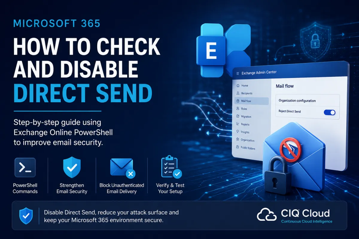 Check and Disable Microsoft Direct Send - Step by Step Guide