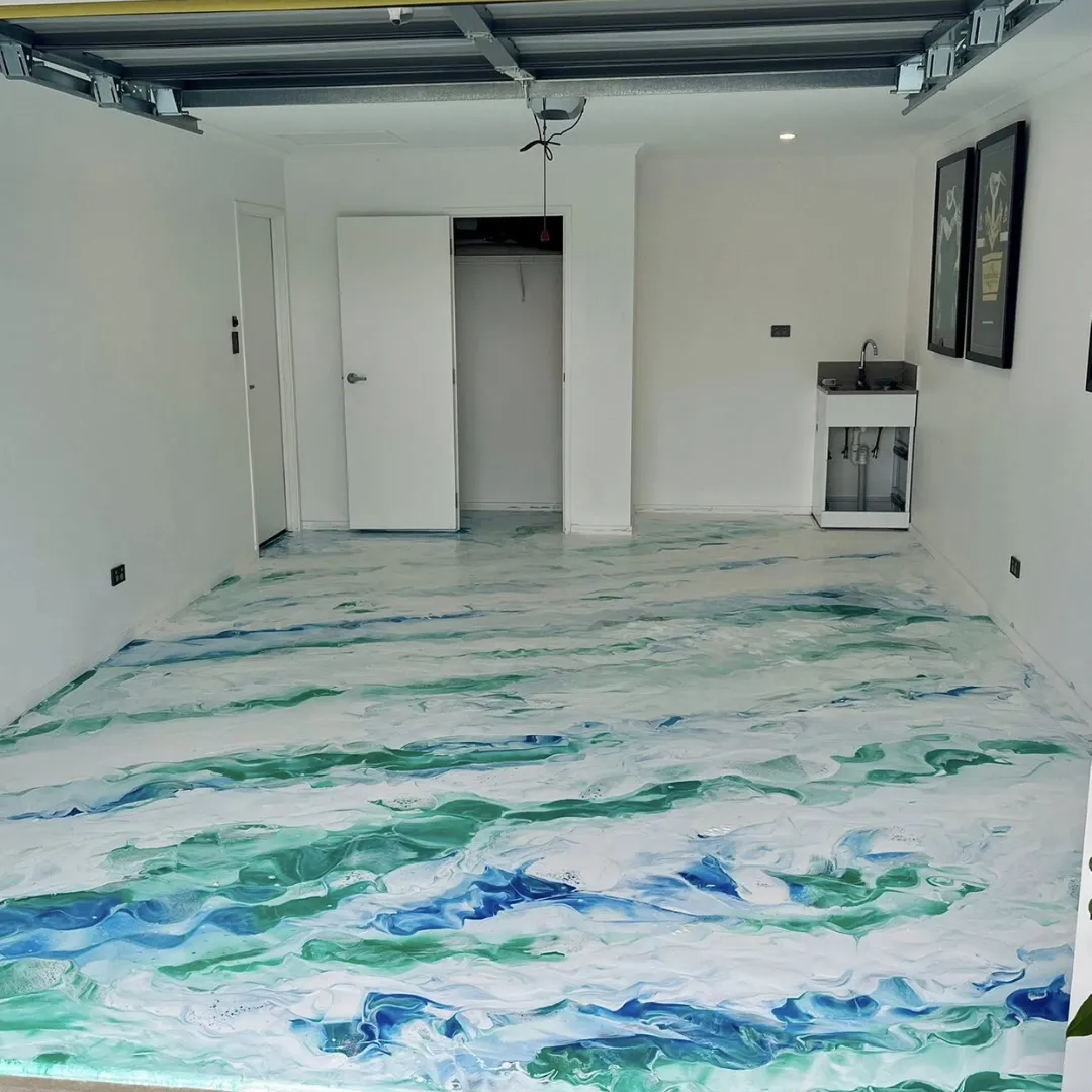Residential garage epoxy flooring Auckland
