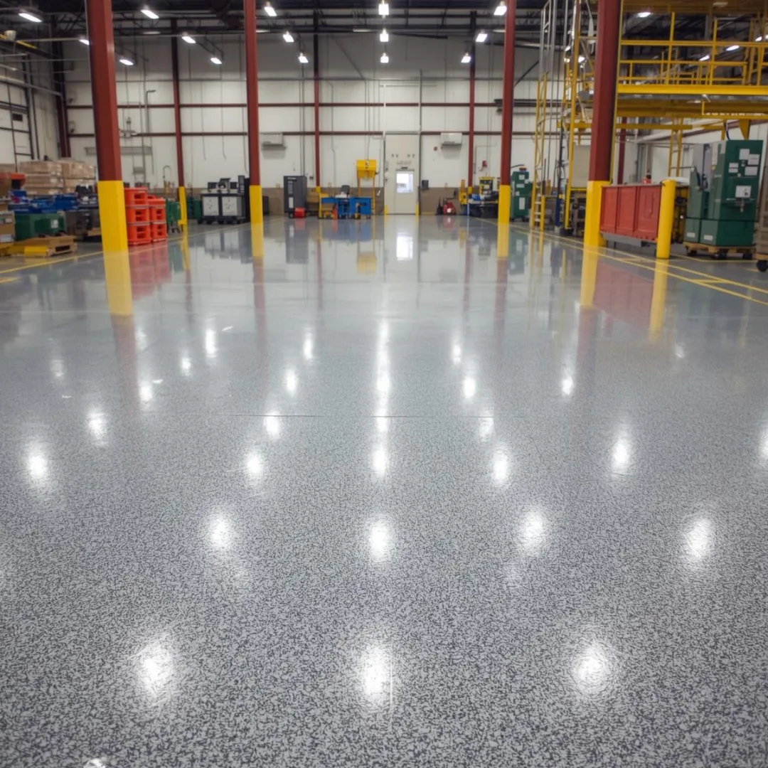 Commercial epoxy flooring Auckland warehouse