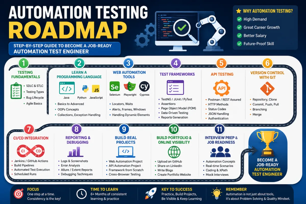 Automation Testing Roadmap