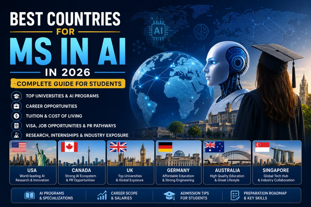 Best Countries for MS in AI