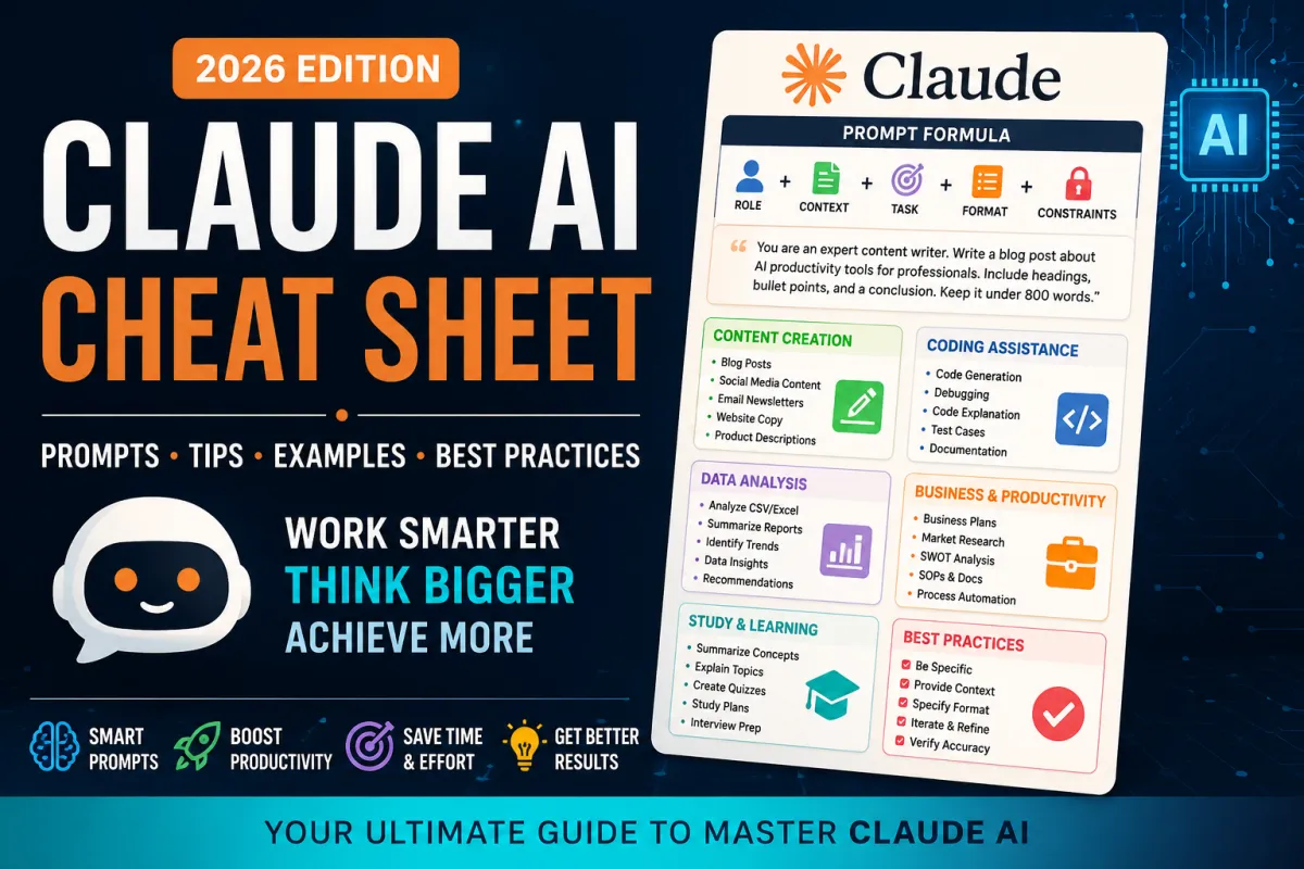 Claude AI Cheat Sheet