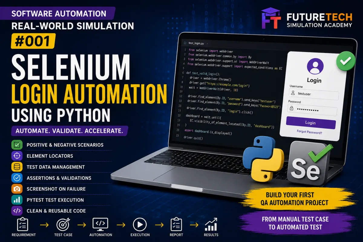 Selenium Login Automation Using Python