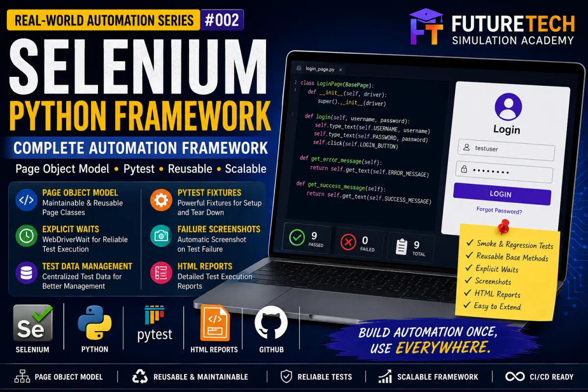 Selenium Python Complete Automation Framework 