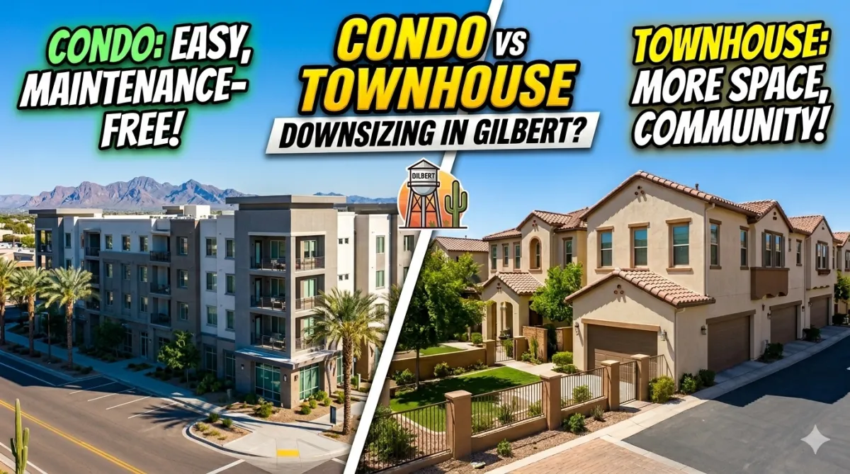 Should I Buy a Condo or a Townhouse When Downsizing?