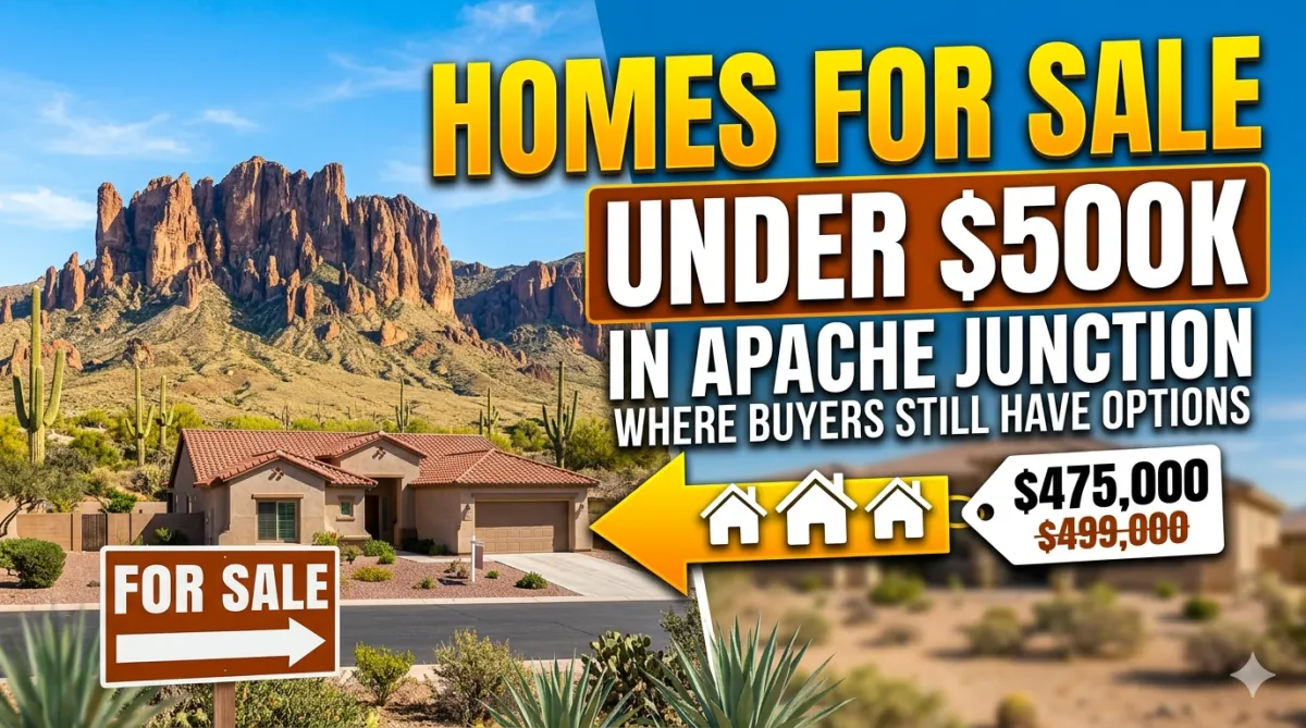 Homes for Sale Under $500K in Apache Junction: Where Buyers Still Have Options