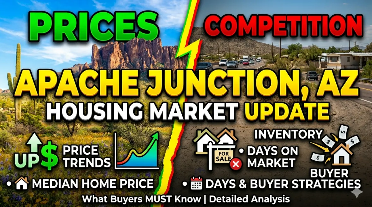 Apache Junction, AZ Housing Market Update: Prices, Competition, and What Buyers Should Know