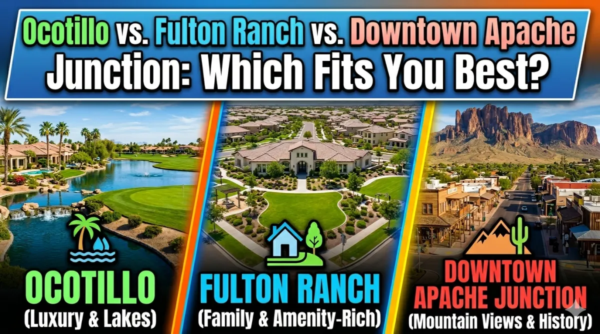 Ocotillo vs. Fulton Ranch vs. Downtown Apache Junction: Which Area Fits You Best?