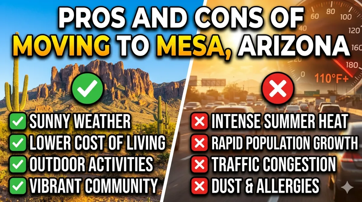 Pros and Cons of Moving to Mesa, Arizona