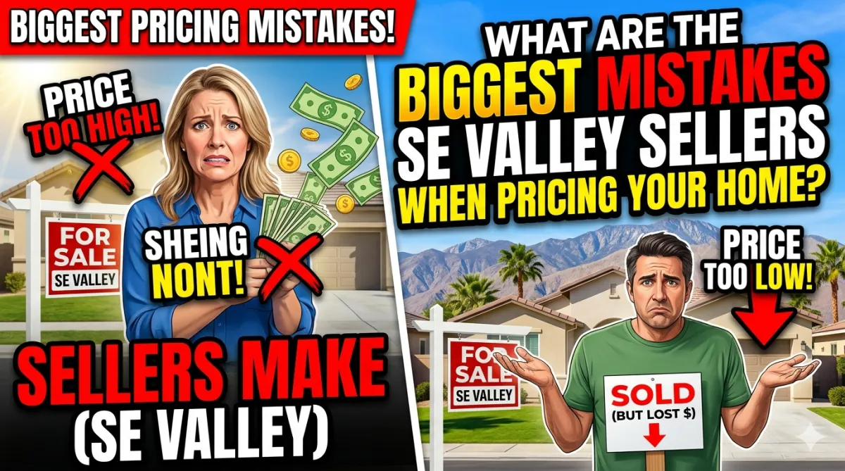 What Are the Biggest Mistakes SE Valley Sellers Make When Pricing Their Home?