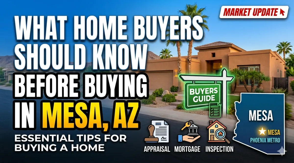 What Home Buyers Should Know Before Buying in Mesa AZ