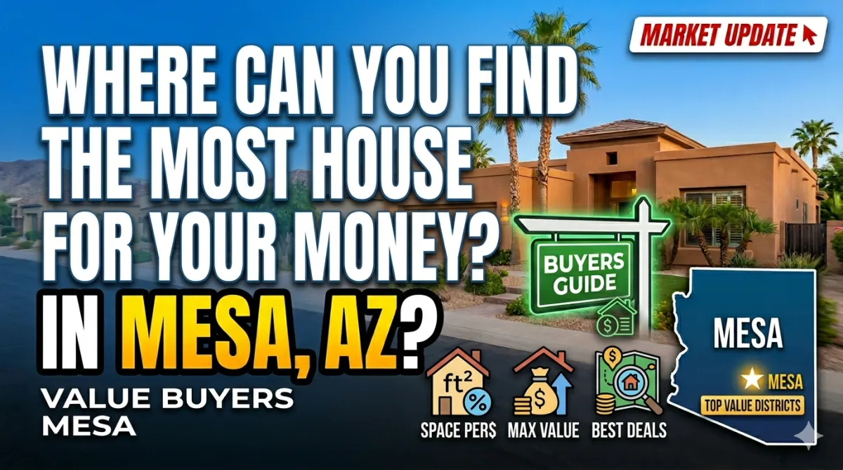 Where Can You Find the Most House for Your Money in Mesa AZ? Value Buyers Mesa