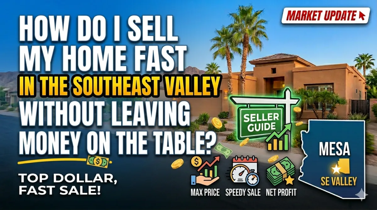 How Do I Sell My Home Fast in the Southeast Valley Without Leaving Money on the Table?