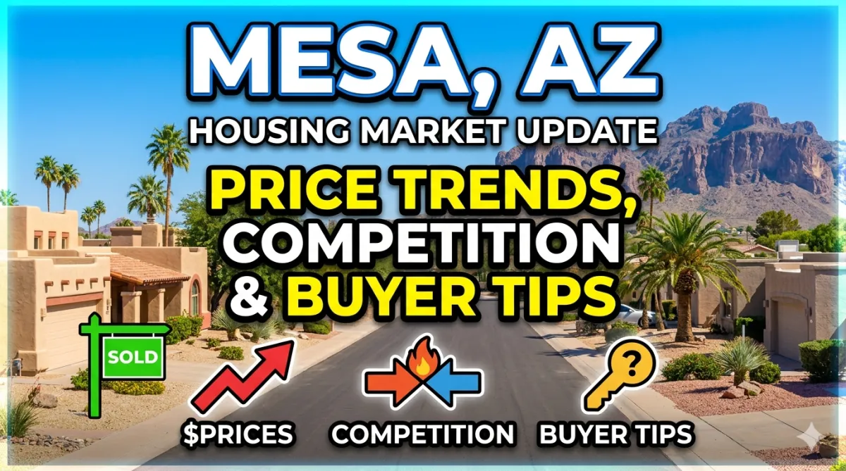 Mesa, AZ Housing Market Update: Prices, Competition, and What Buyers Should Know