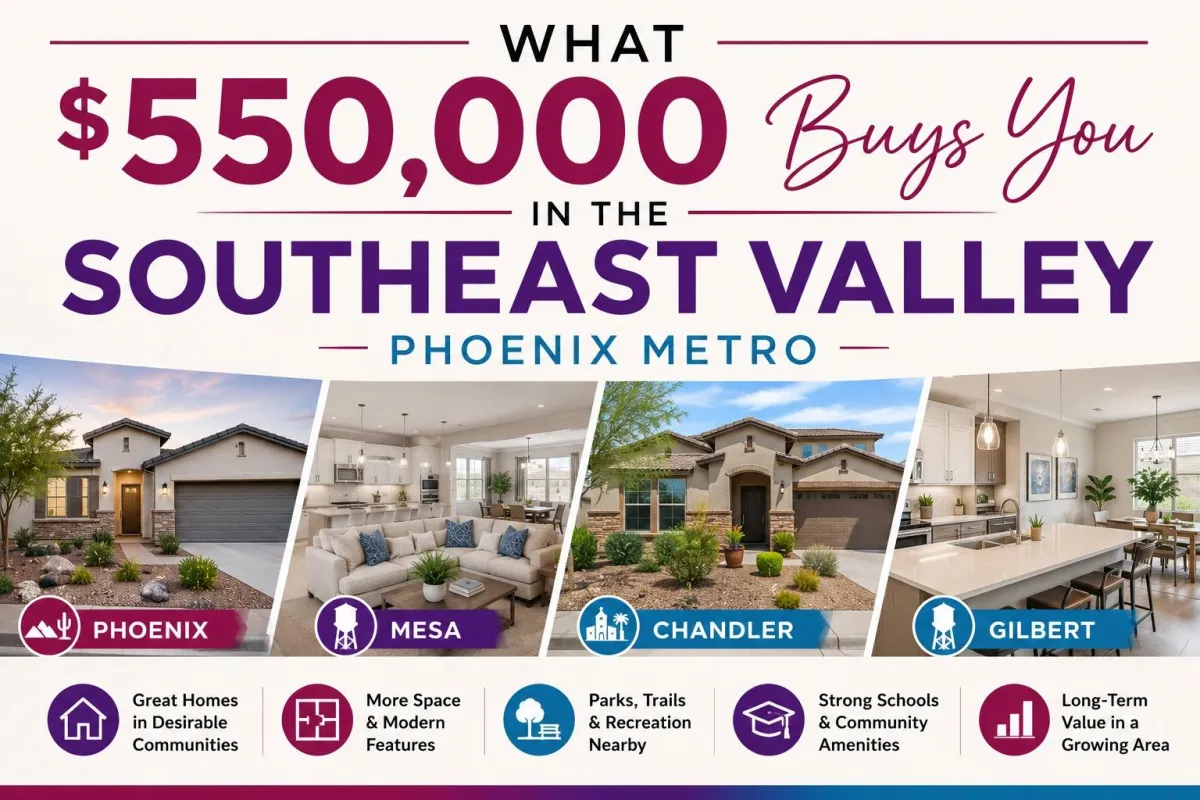 What $550,000 Buys You in the Southeast Valley Phoenix Metro
