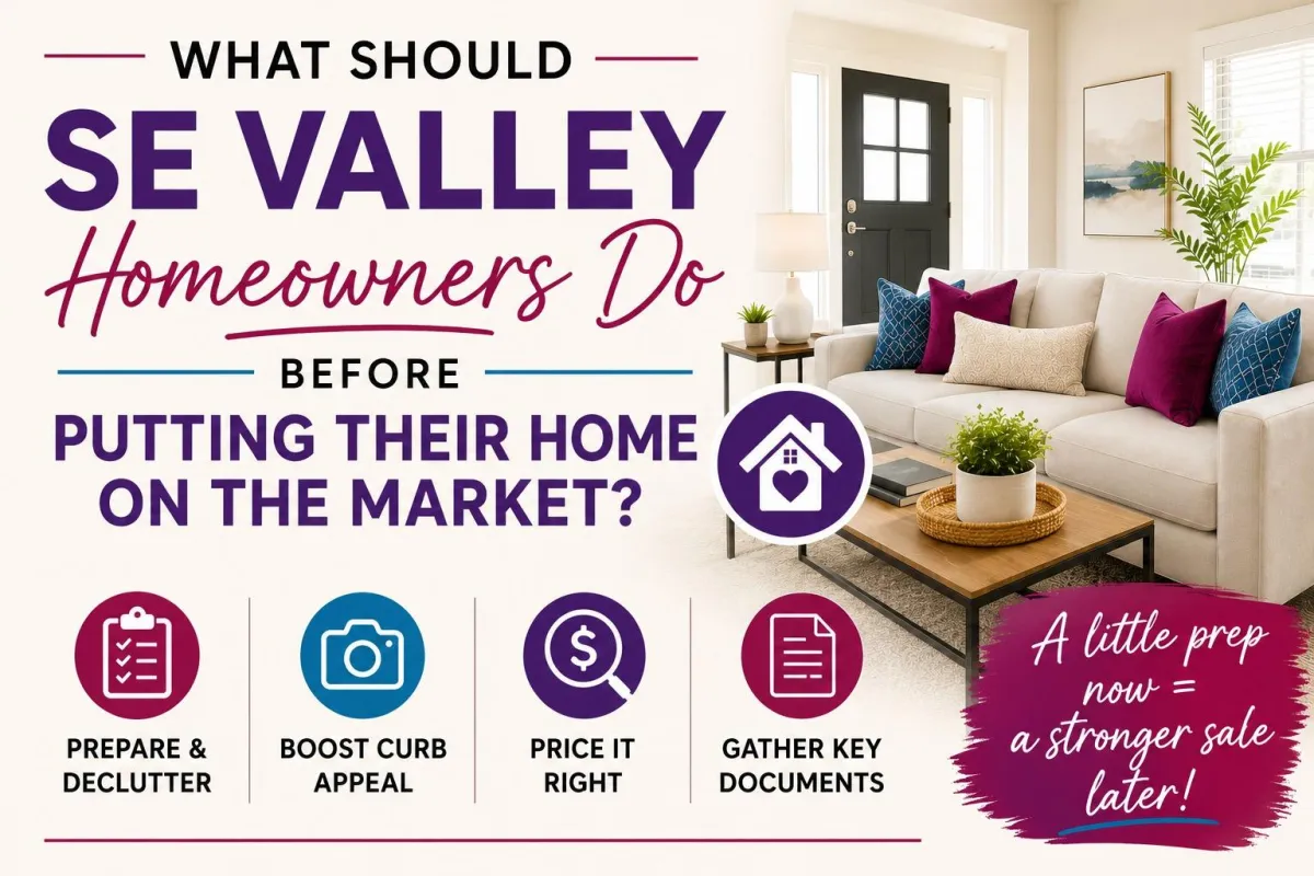 What Should SE Valley Homeowners Do Before Putting Their Home on the Market?