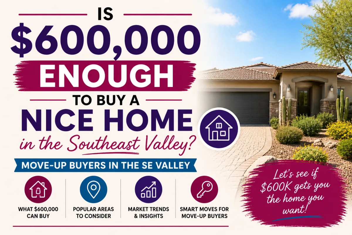 Is $600,000 Enough to Buy a Nice Home in the Southeast Valley? (Move-up buyers in the SE Valley)