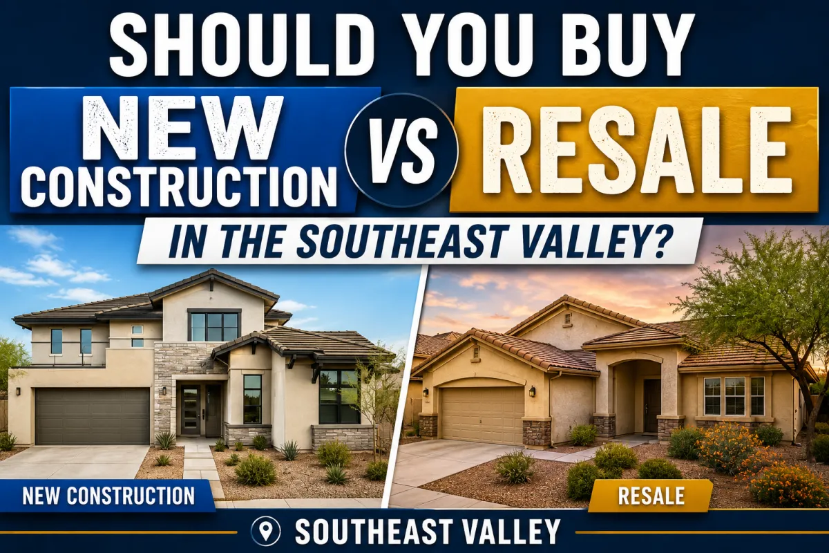 Should You Buy New Construction or Resale in the Southeast Valley?