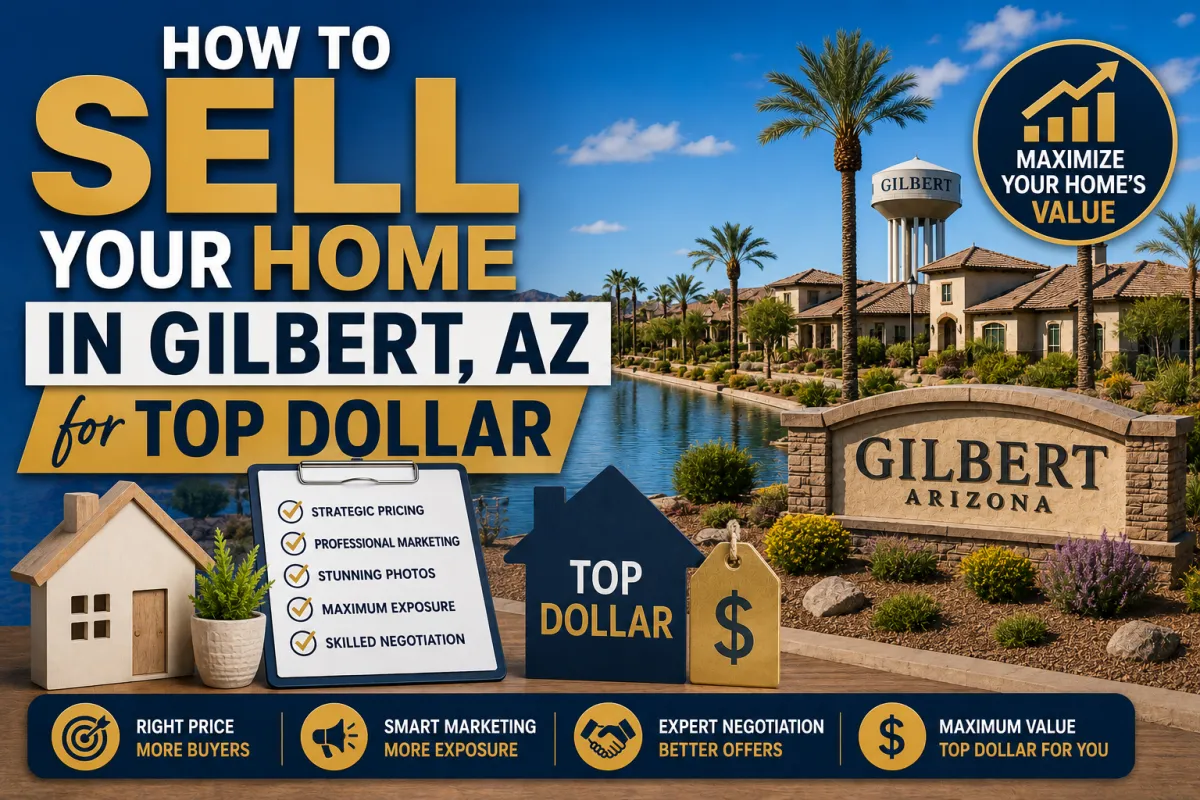 How to Sell Your Home in Gilbert, AZ for Top Dollar
