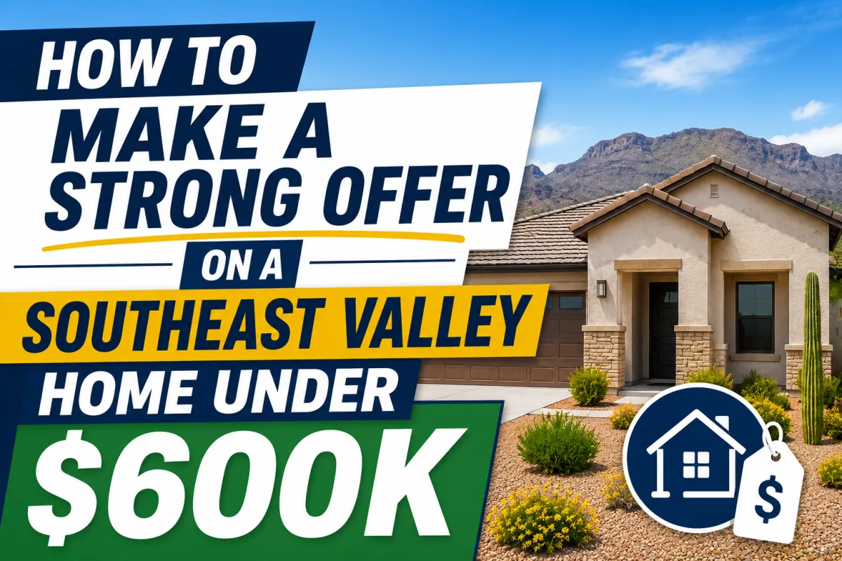 How to Make a Strong Offer on a Southeast Valley Home Under $600K