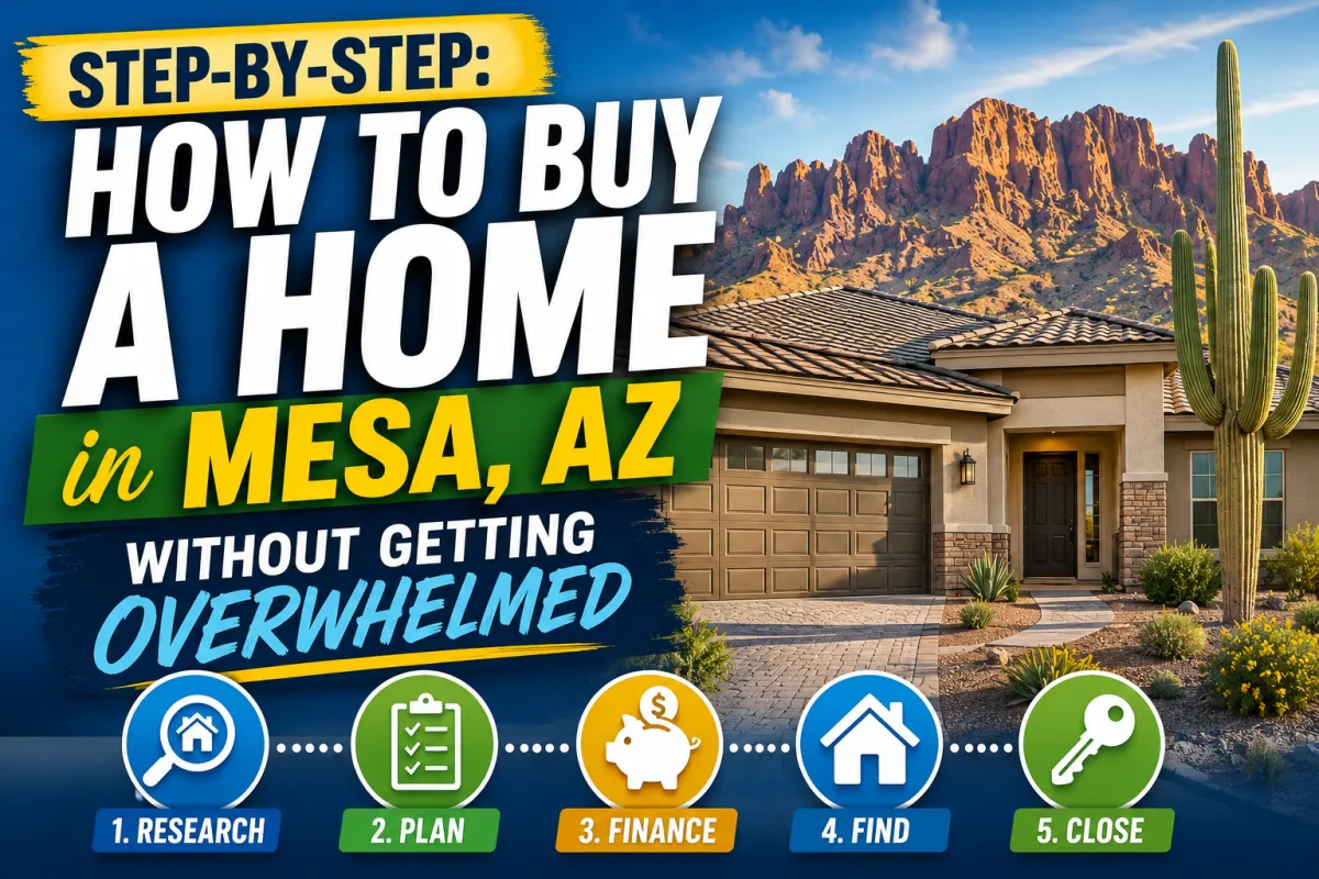 Step-by-Step: How to Buy a Home in Mesa, AZ Without Getting Overwhelmed
