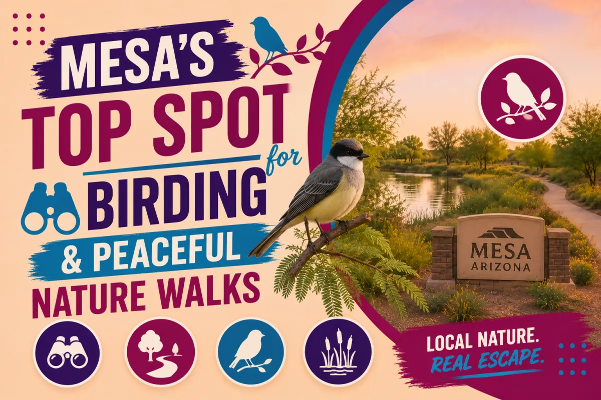 The Best Mesa Park for Birding and Quiet Nature Walks
