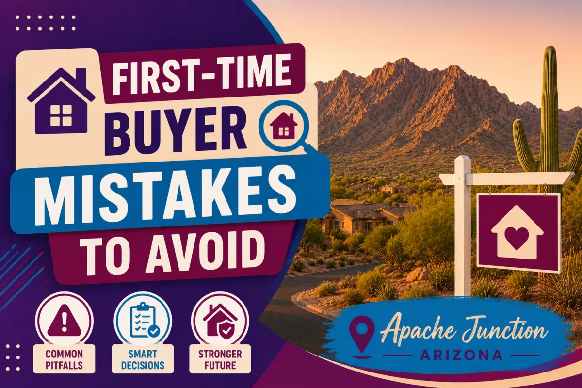 Apache Junction, AZ First-Time Home Buyer Mistakes to Avoid