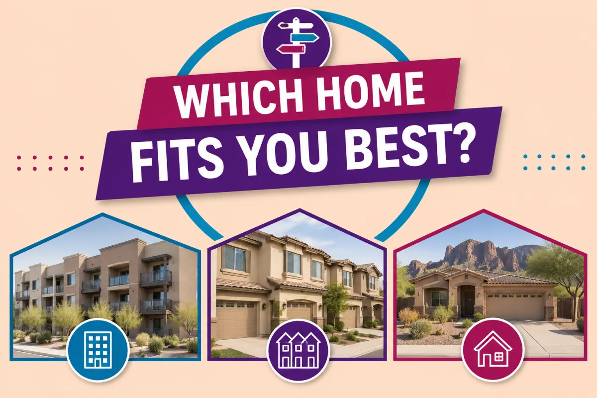 Is It Better to Buy a Condo, Townhome, or House in Apache Junction, AZ?