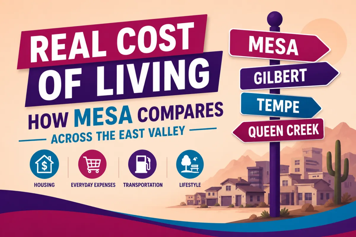 True Cost of Living in Mesa vs. Other East Valley Cities: What Buyers Should Really Know