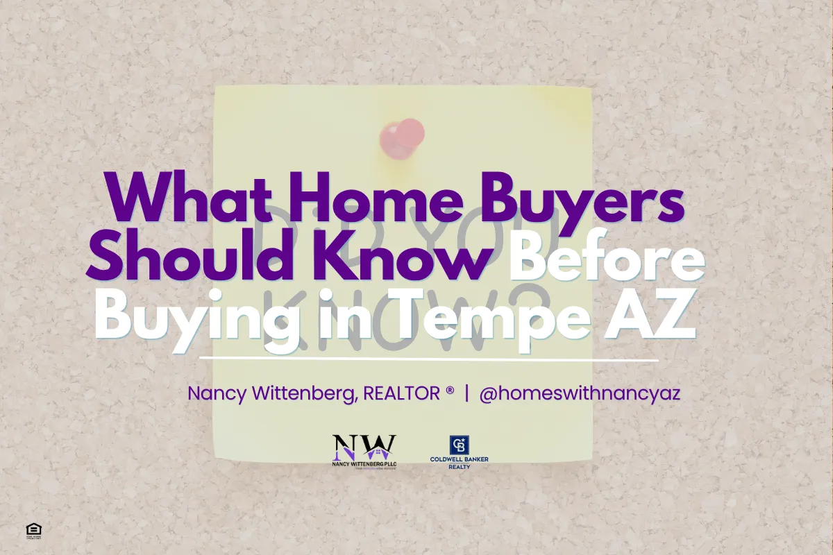 What Home Buyers Should Know Before Buying in Tempe AZ
