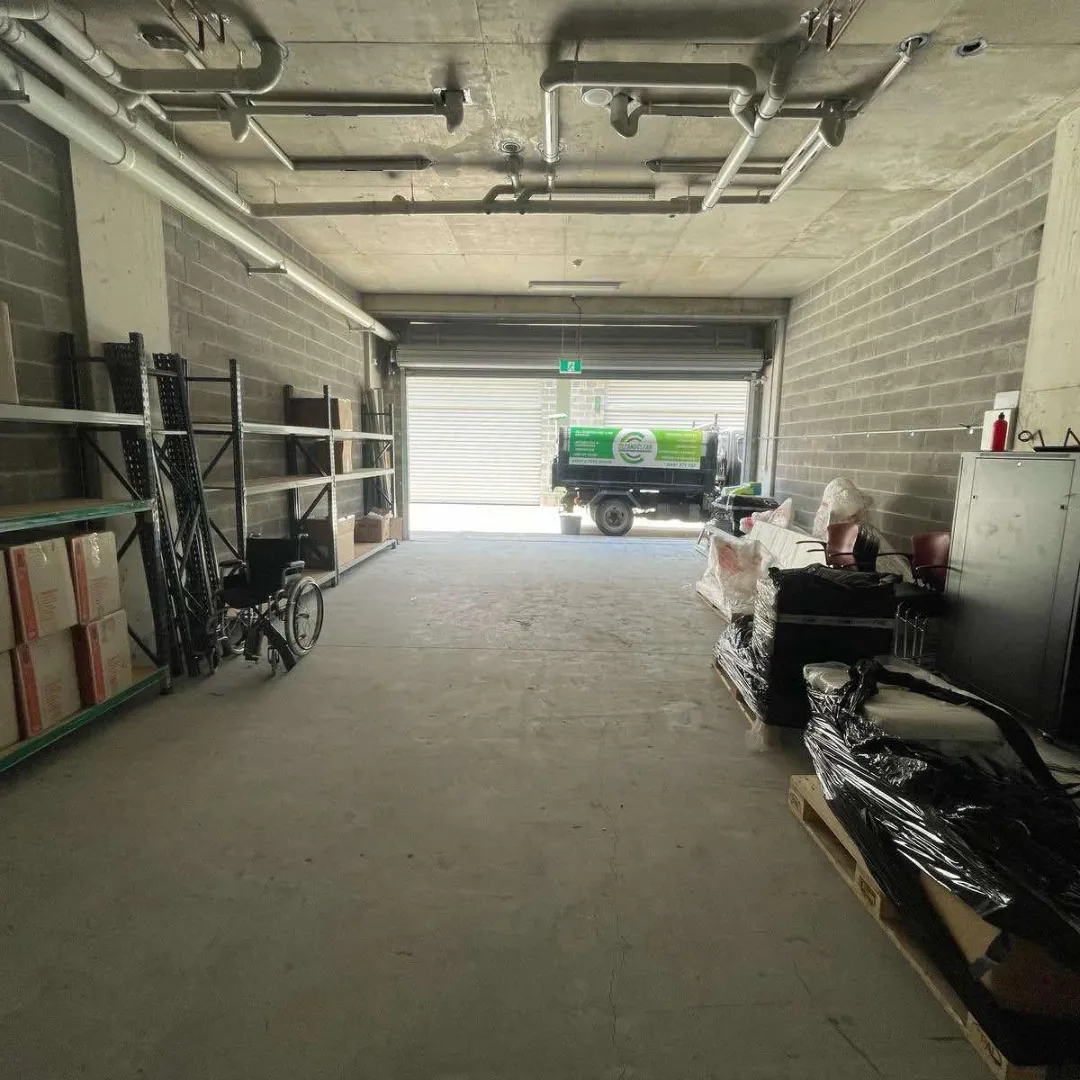clean commercial facility after facility waste removal Sydney completed job site