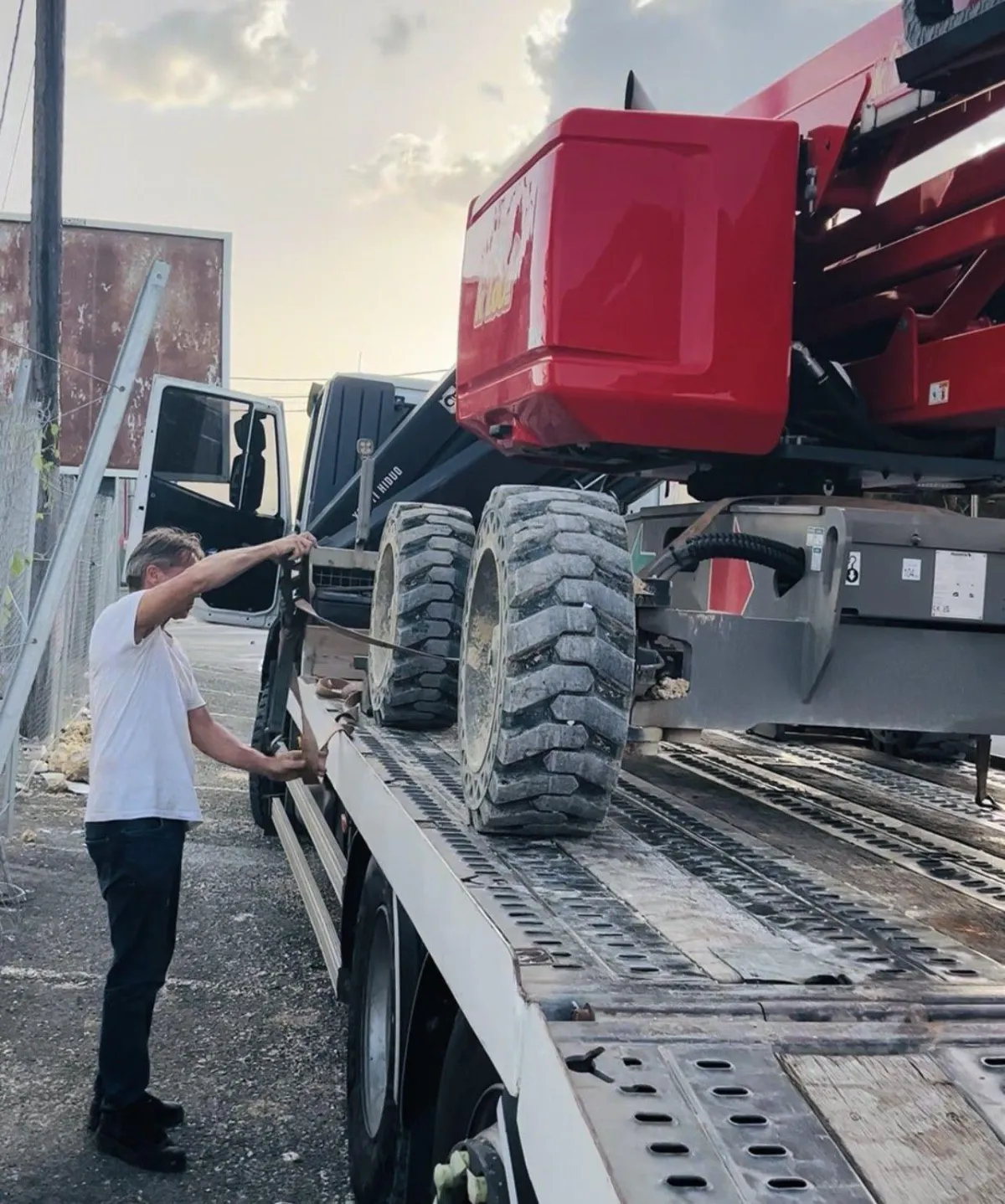 Transport engin de chantier