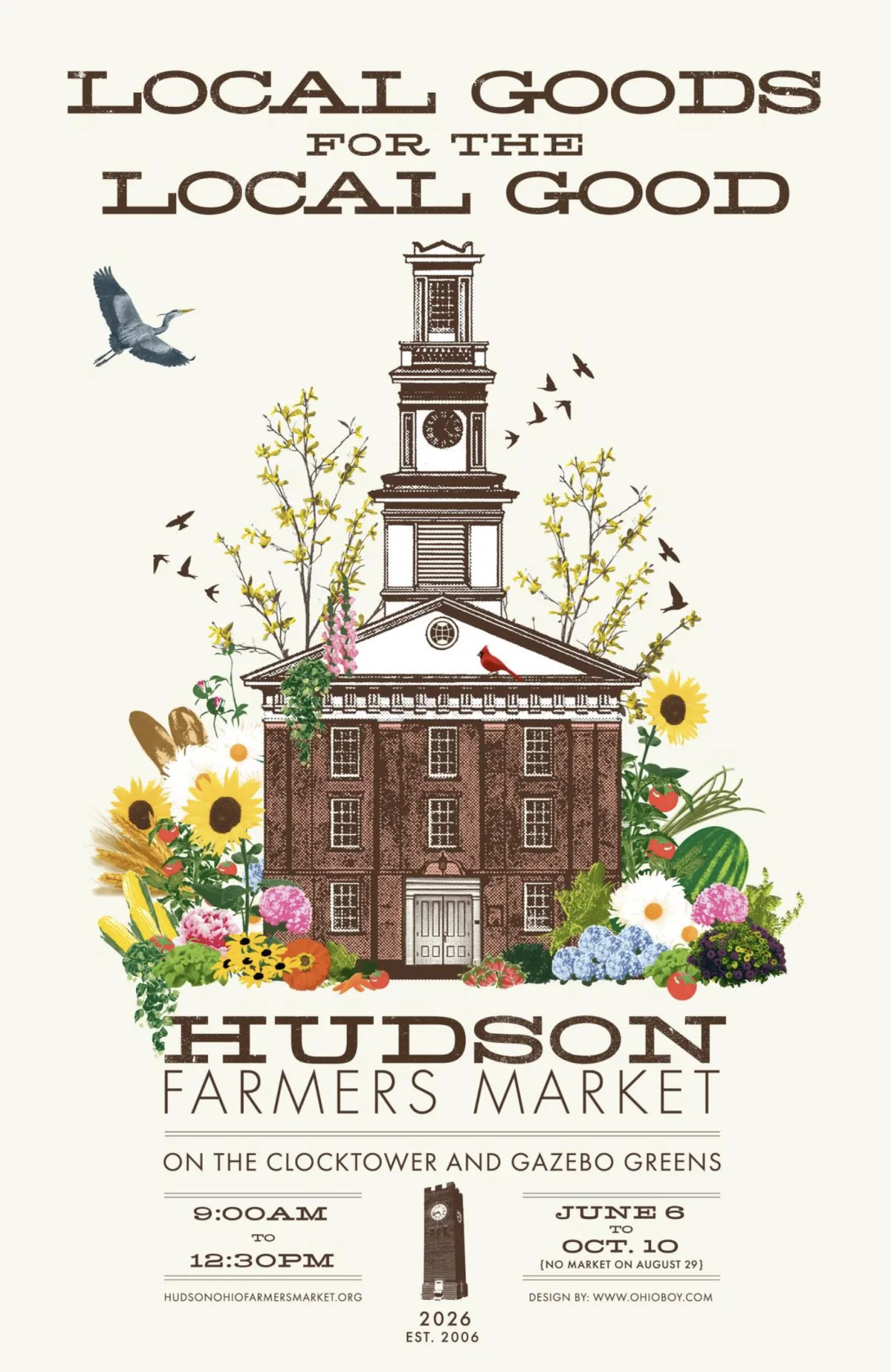 Hudson Farmers Market Poster