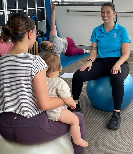 Postnatal physiotherapy session for women’s health and recovery at Graceville Physio