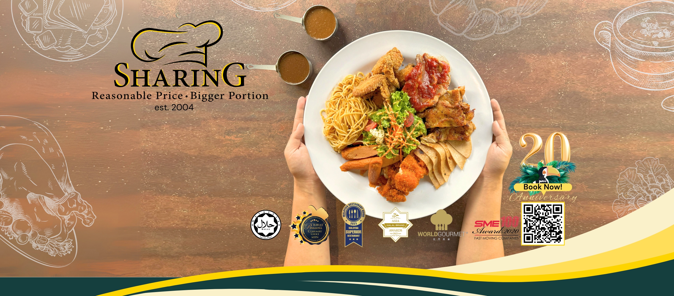 SHARING Cafe Menu Preview