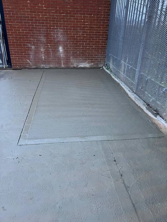 Concrete repair at commercial property carried out by ACE Paving