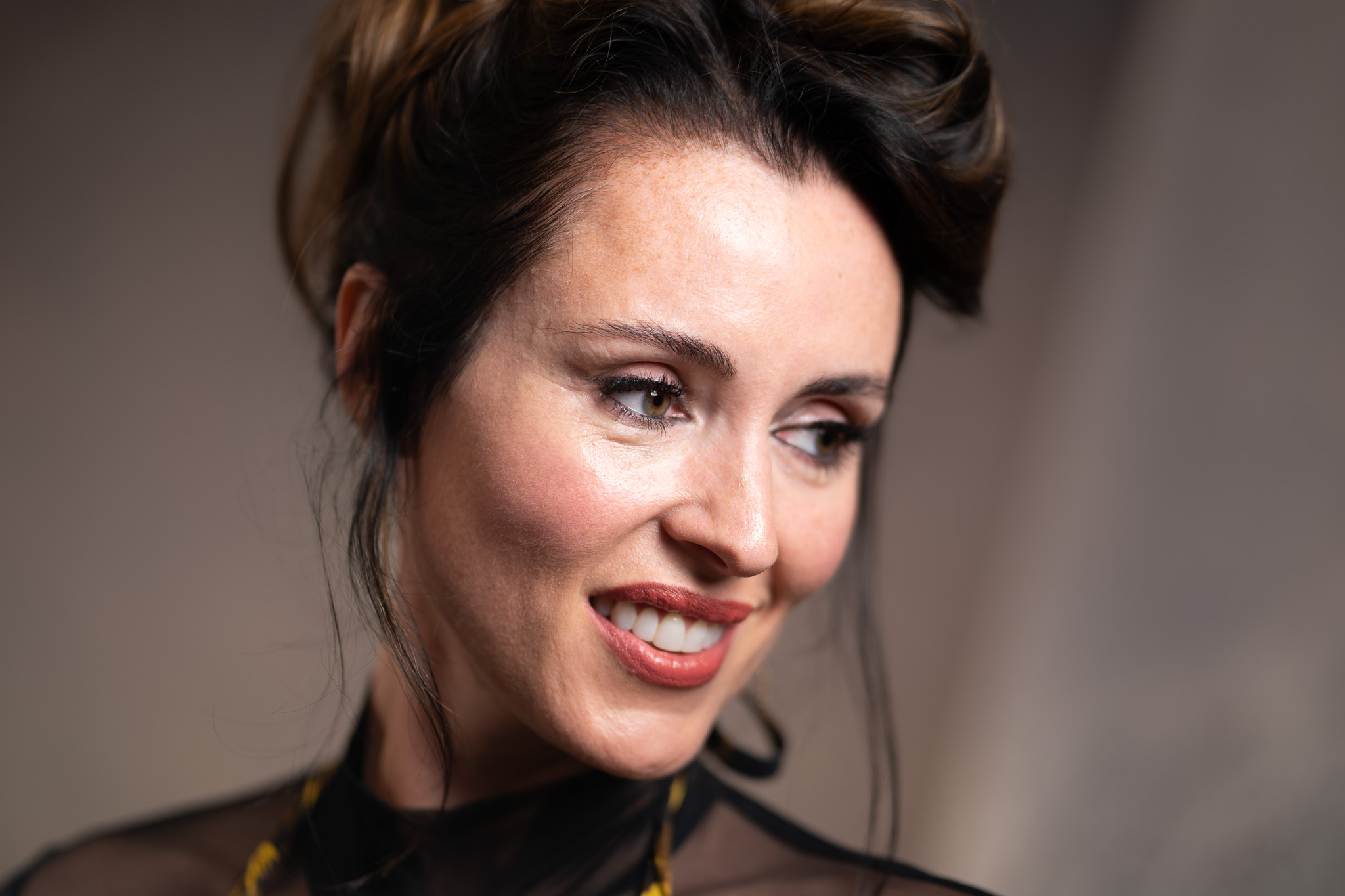 Mature model headshot