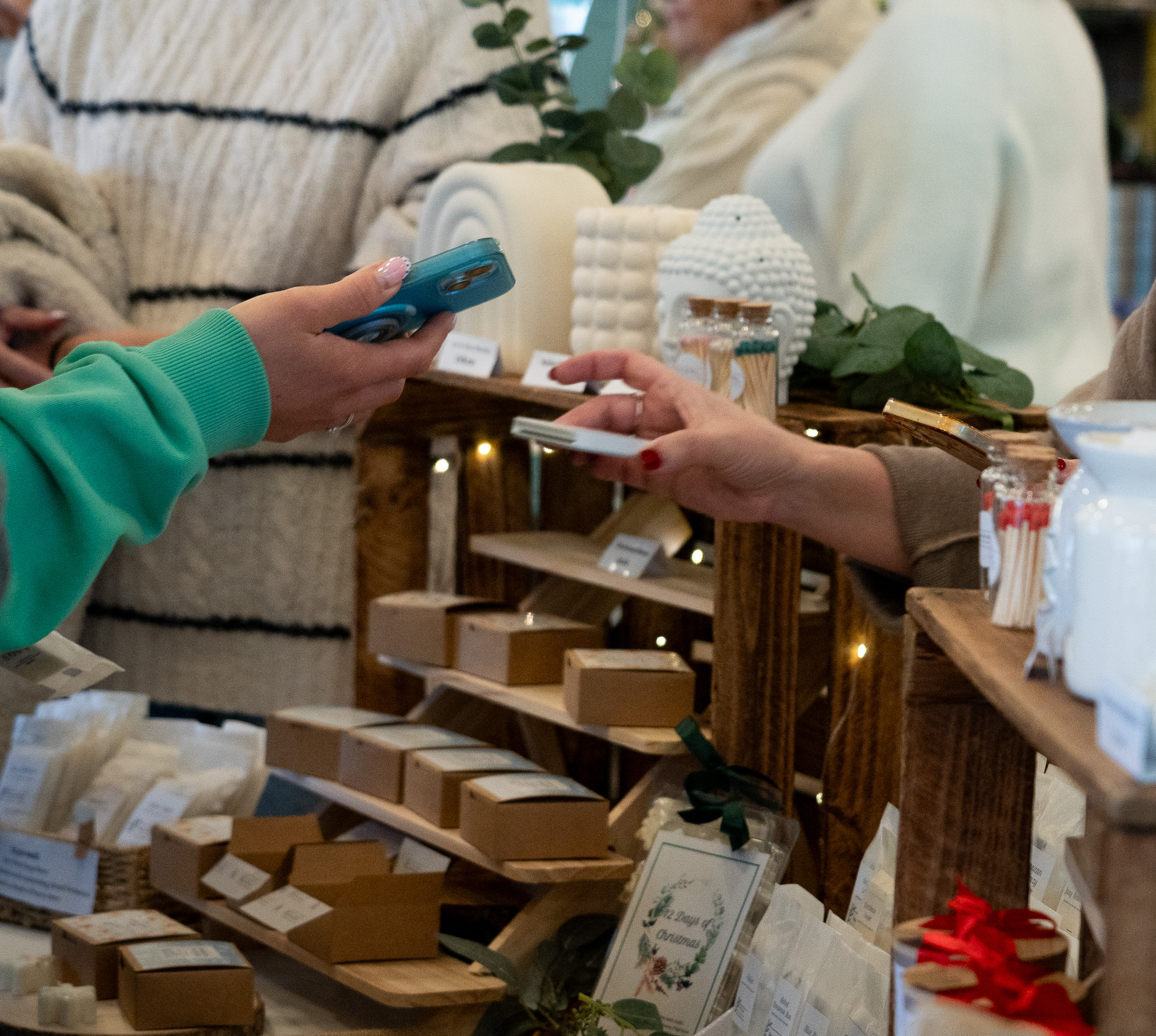 card payment on the small market
