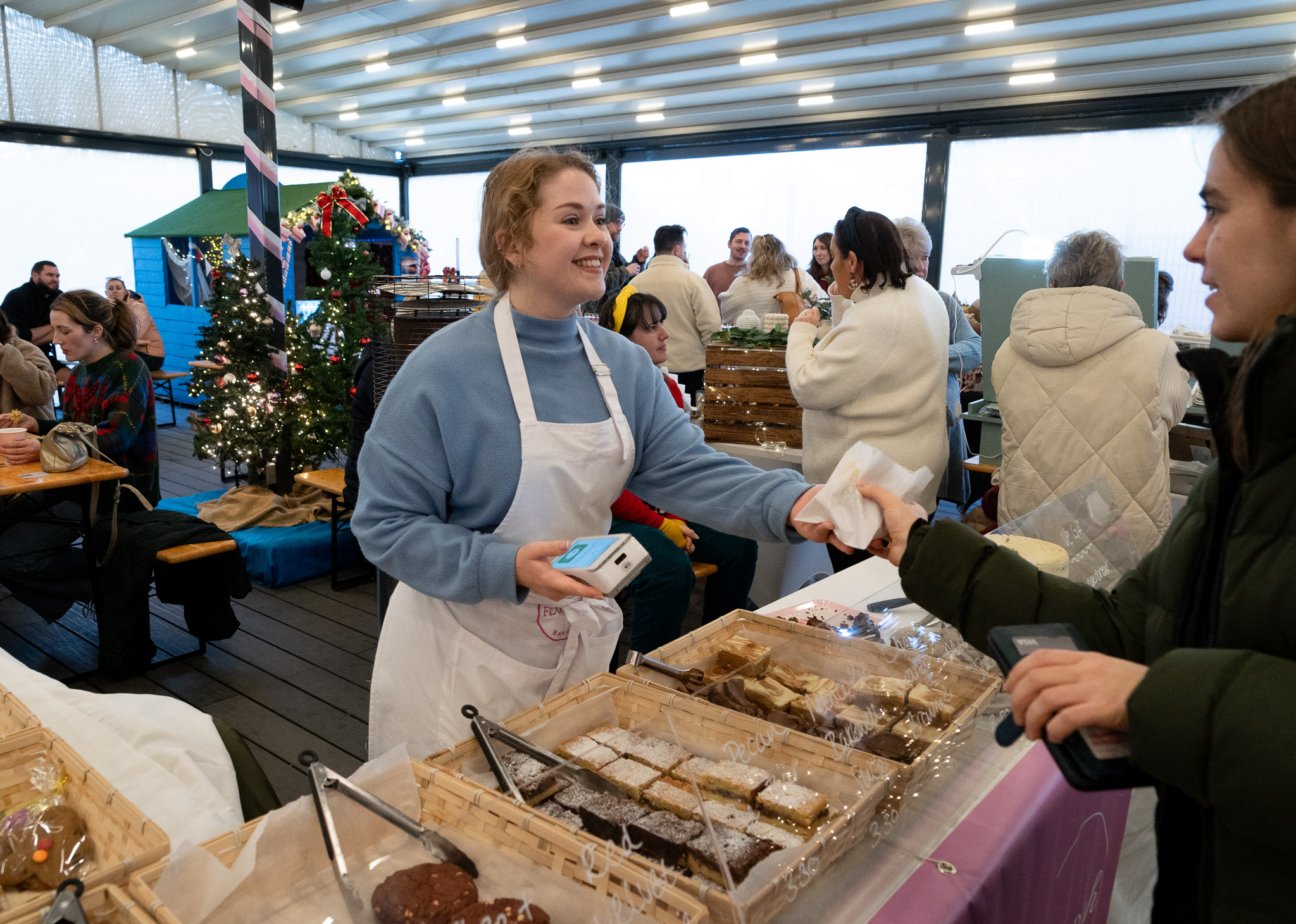 small business owner market, baker