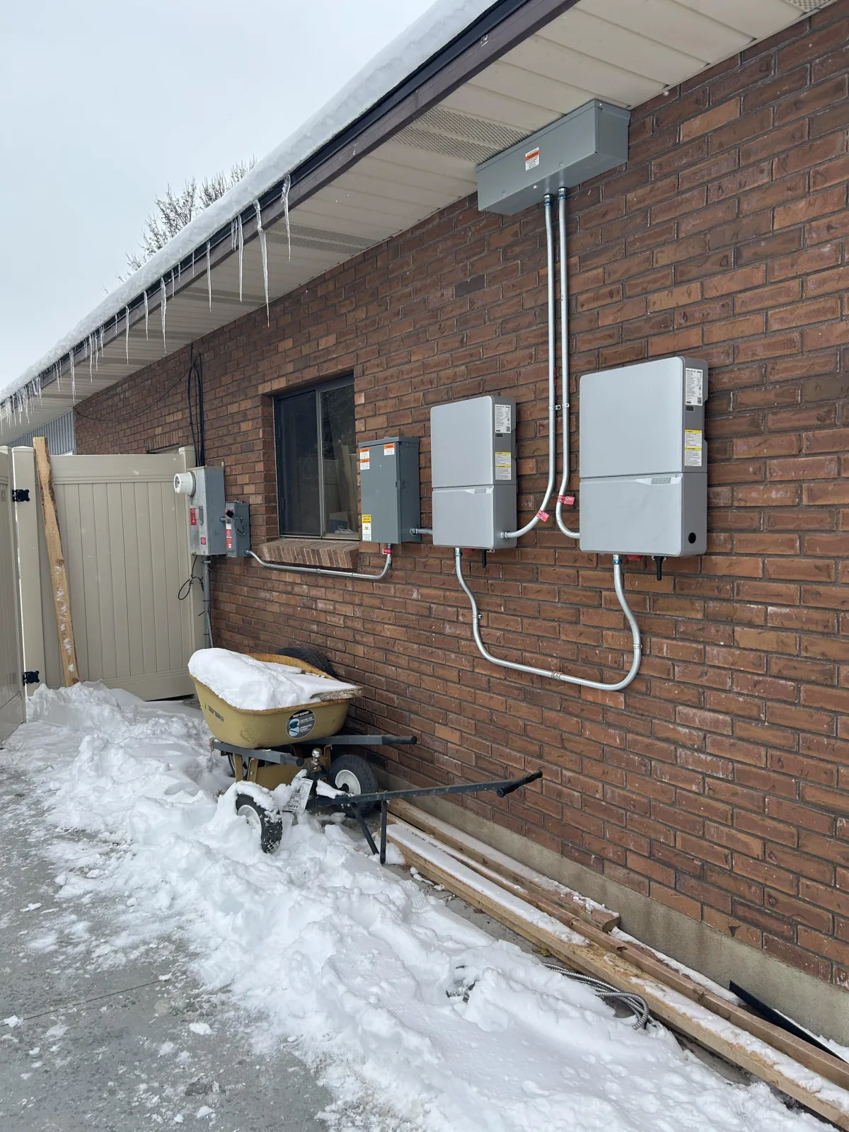 white and black wooden house under white sky during daytime