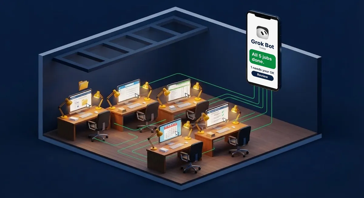 Grok Bot gives you an AI with its own computer for US$30 a month