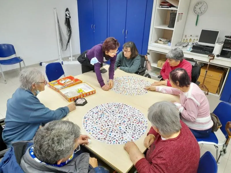 Talleres grupales centro de día en Fundació Ateneu