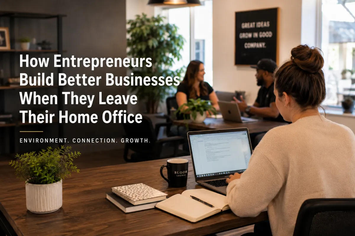 Entrepreneurs Build Better Businesses When They Leave Their Home Office