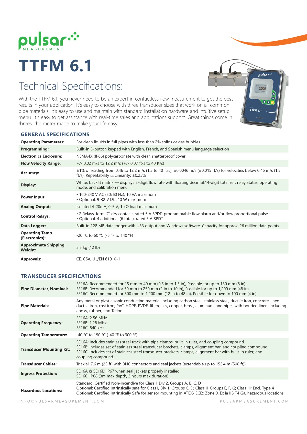 Created a series of product brochures, case studies, and datasheets for Pulsar Measurement, ensuring consistency across materials and enhancing customer understanding.