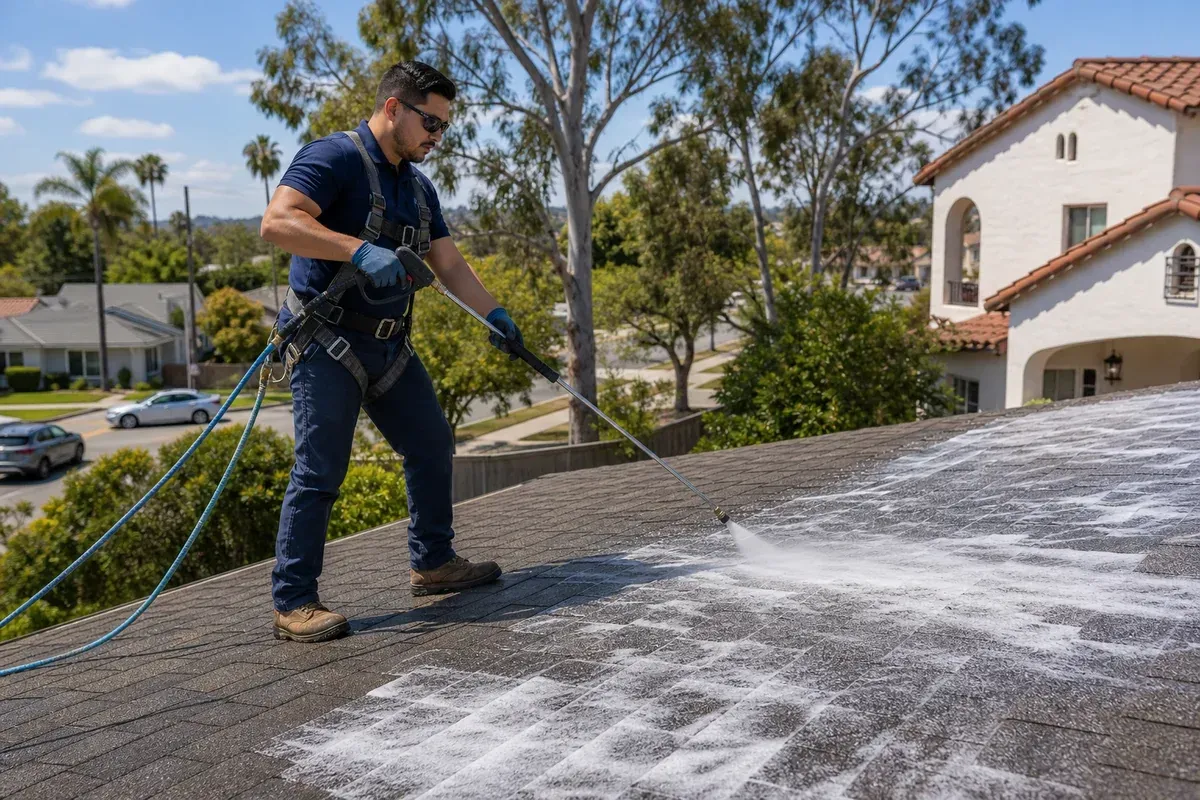 Burbank, CA Roof Cleaning