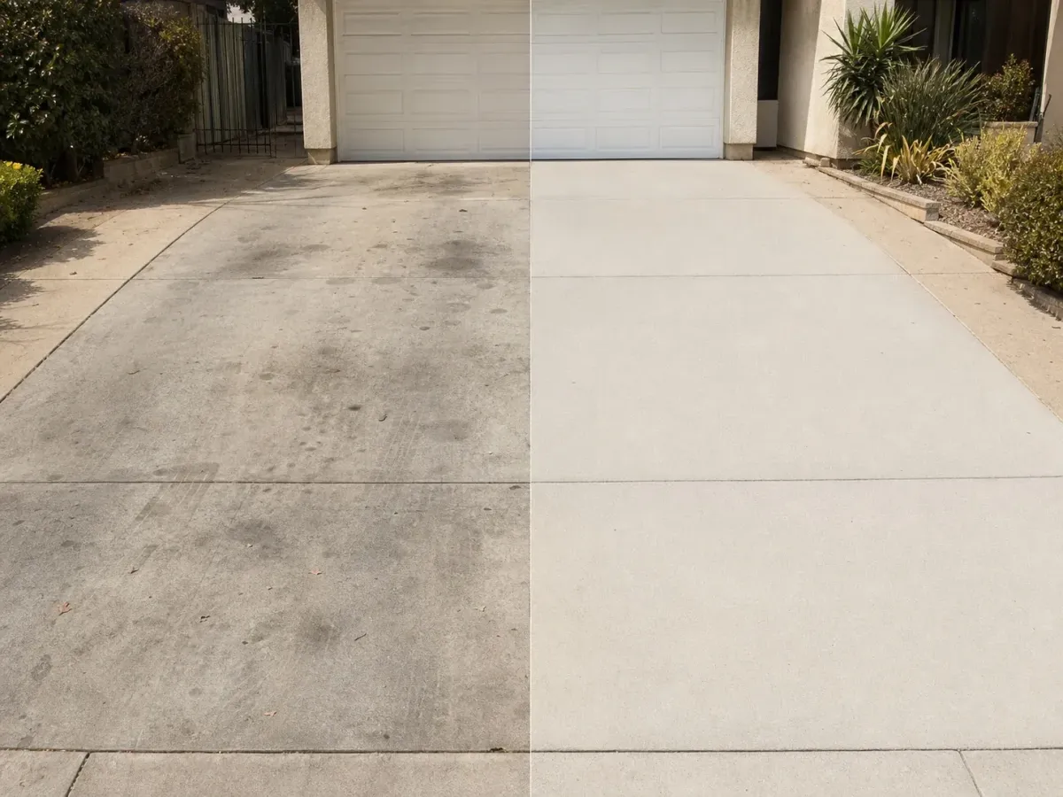 Concrete & Driveway Cleaning in North Hollywood, CA