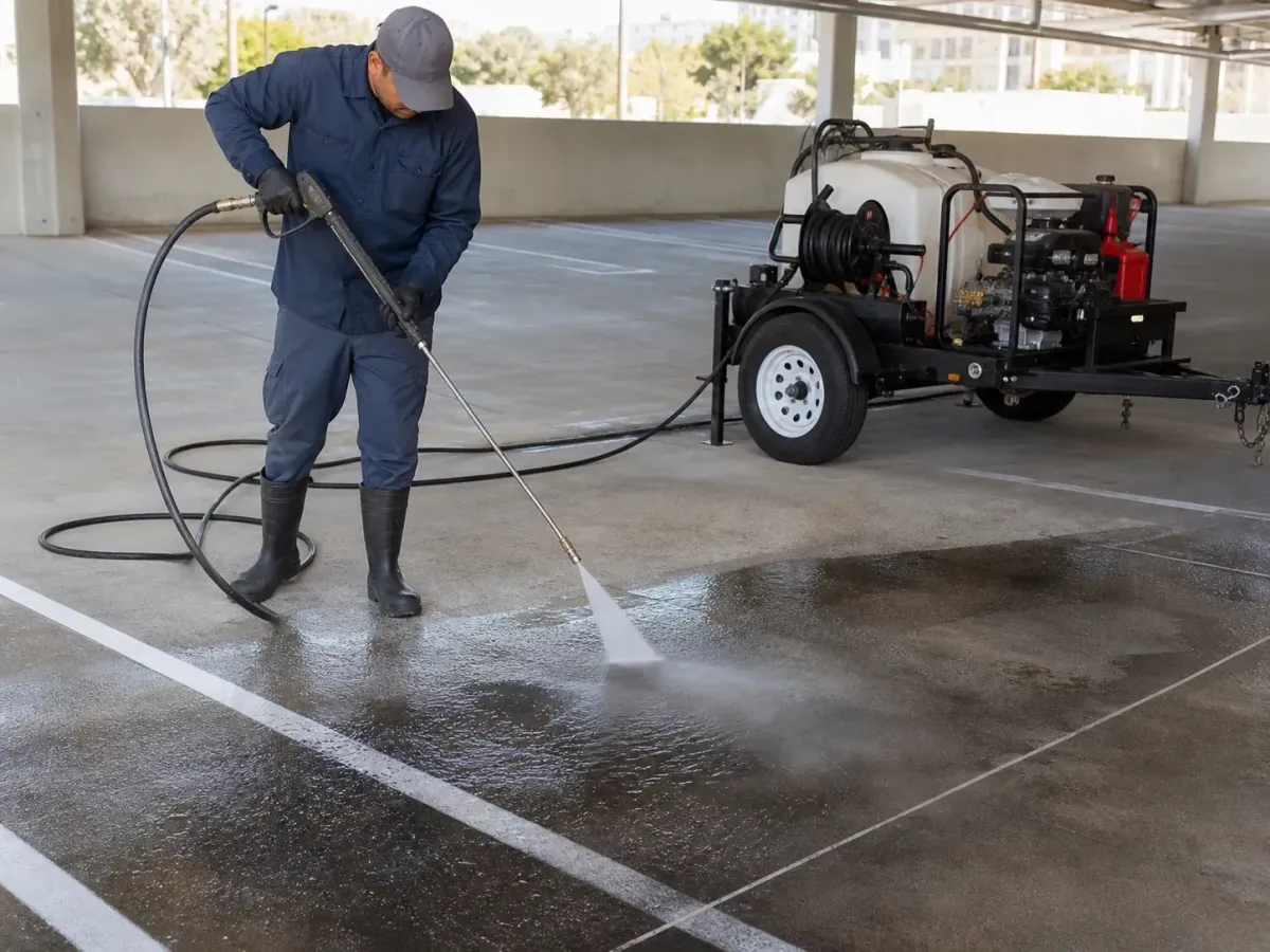 Burbank, CA Parking Lot & Garage Cleaning